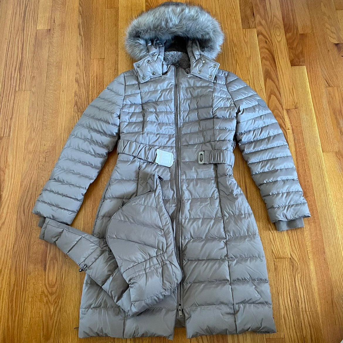 Seraphine Women/’s 3 in 1 Winter Maternity Parka Jacket Faux Fur Lined